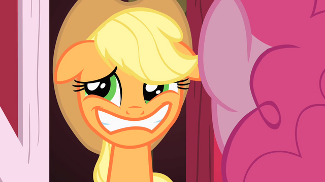 File:Applejack lying S1E25.png