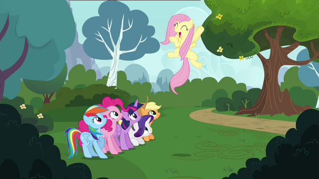 File:Fluttershy shouting "perfect!" S4E16.png