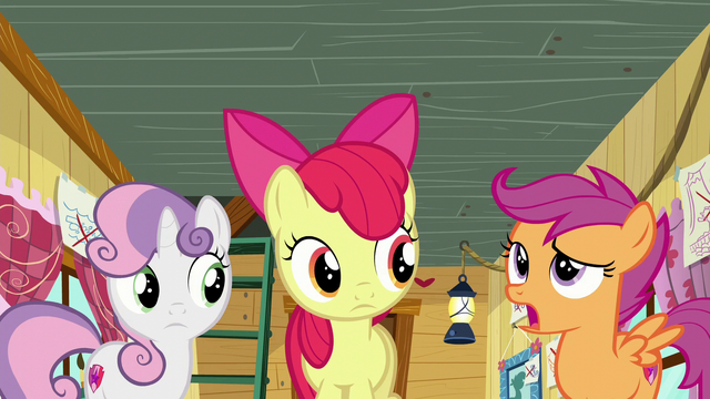 File:Apple Bloom and Sweetie Belle listening to Scootaloo S6E4.png