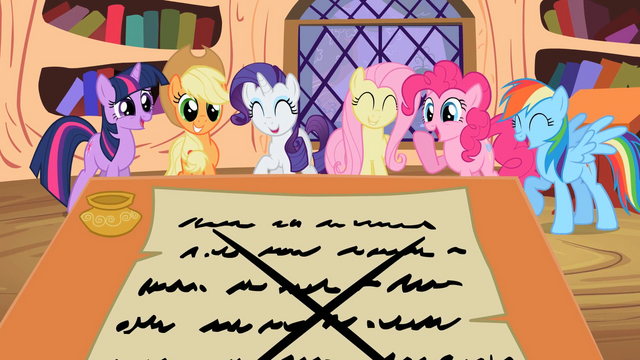 File:Main ponies Laughing S2E3.png