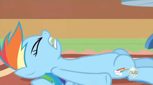 File:Rainbow Dash slammed onto the floor S2E21.png