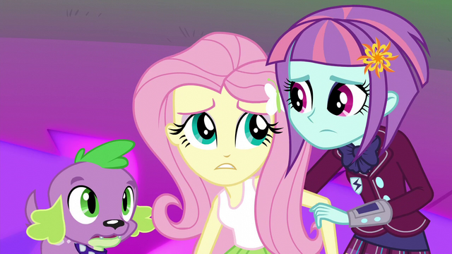 File:Sunny Flare with Fluttershy EG3.png