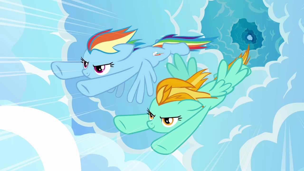 Image - Rainbow Dash racing S3E07.png | My Little Pony Friendship is ...