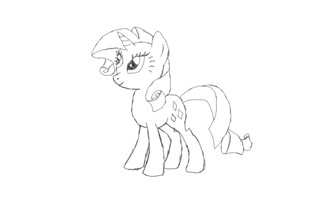 File:FANMADE Rarity Sketch.png