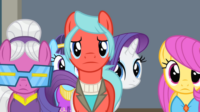 File:Rarity walking behind some ponies S4E08.png