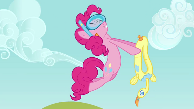 File:Pinkie Pie gets out duck floater S3E3.png