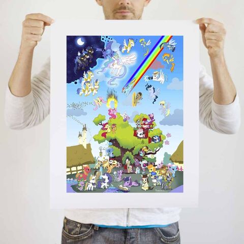 File:Everypony art print WeLoveFine.jpg