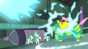Saddle Rager unaffected by blast S4E06