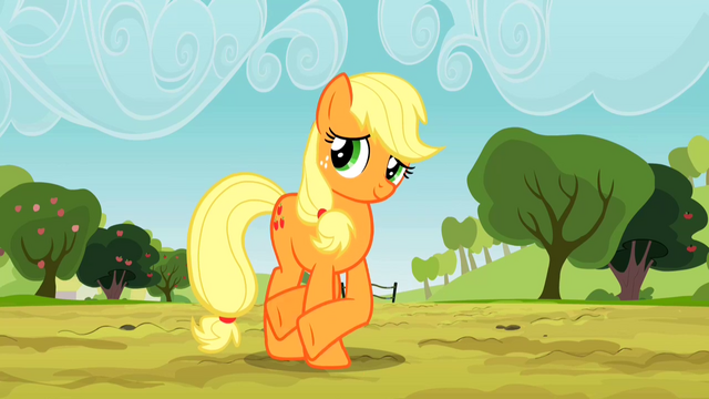 File:Applejack looking slick S2E14.png