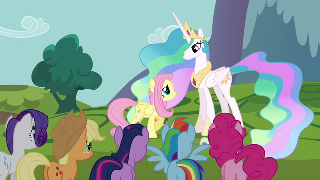 File:Princess Celestia talks to Fluttershy S03E10.png