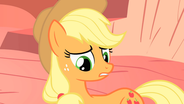 File:Applejack "sorry for being such a pain" S1E08.png