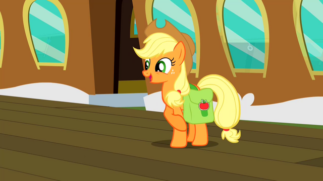 File:Applejack about to leave for Canterlot S2E14.png