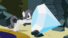 Rarity with her -diamond- S2E1.png