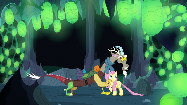 File:Discord stops himself from freeing Fluttershy S6E26.png