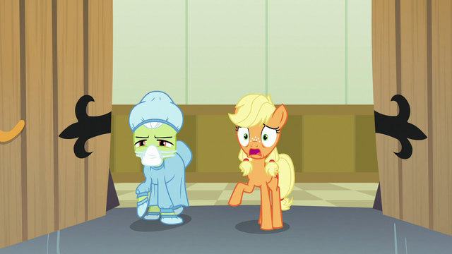 File:Young Applejack worried about Big McIntosh S6E23.png