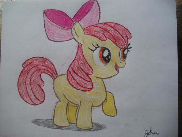 File:FANMADE Apple Bloom drawing.jpg