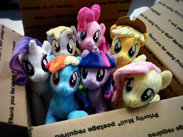 File:The Mane 6 plushies.jpg