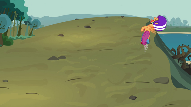 File:Scootaloo almost about to fall off a cliff S3E06.png
