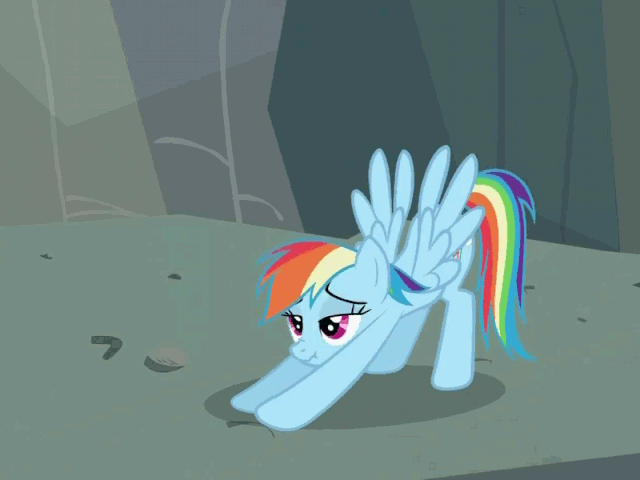File:FANMADE Rainbow Dash stretching.gif