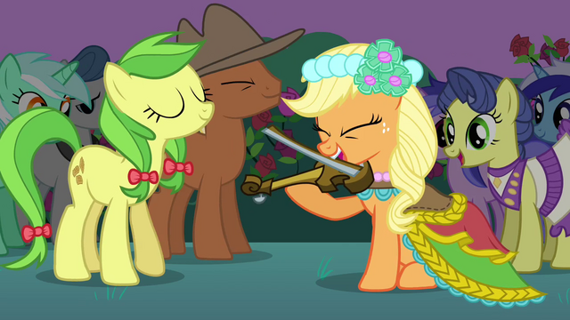 File:Applejack playing instrument S2E26.png