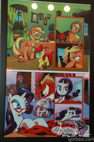 File:My Little Pony comic issue 1 page 4 at My Little Pony Project 2012 New York.jpg