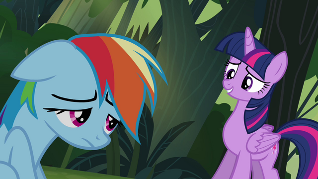 File:Twilight and Rainbow "an honest mistake" S4E04.png