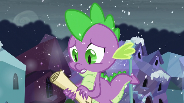 File:Spike holds the checklist S6E2.png