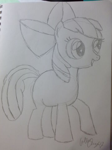 File:FANMADE Apple Bloom sketch.jpg
