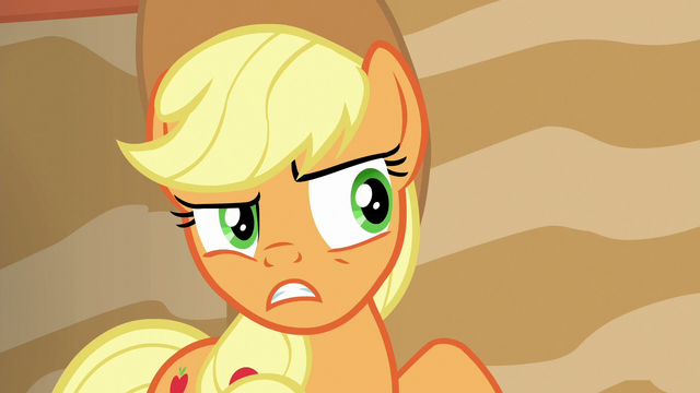 File:Applejack doesn't trust Flim and Flam S6E20.png
