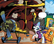 Komiks FF8 Rarity znajduje wiatrakowiec