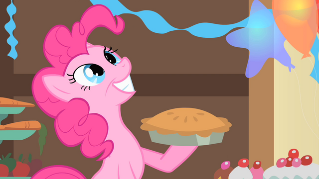 File:Pinkie Pie about to hit herself with a pie S1E22.png