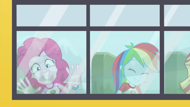 File:Pinkie Pie and Rainbow riding the CHS bus EG4.png