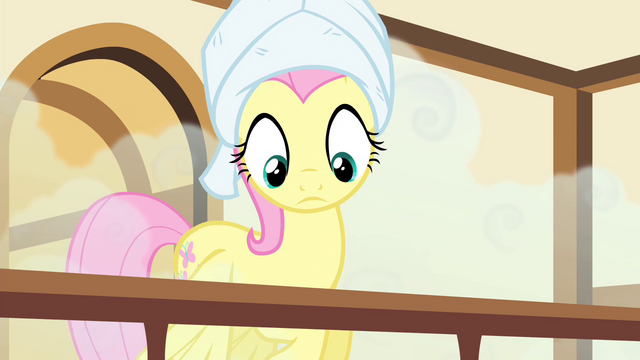 File:Fluttershy hears Pinkie praising her S4E14.png