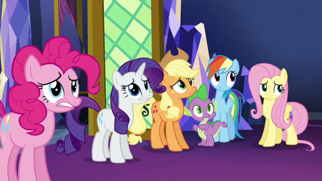 File:Main 5 and Spike wait for Twilight's reaction S5E3.png