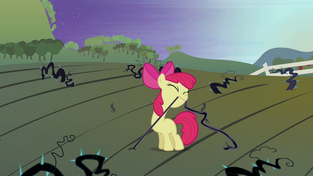 File:Apple Bloom pulling at black vine S4E01.png