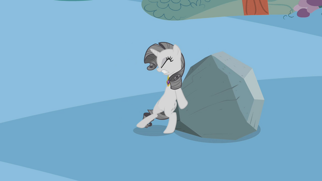 File:Grey Rarity pushing rock S2E2.png