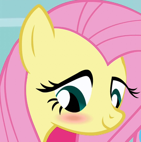 File:Fluttershy blushing S1E14(cropped).png
