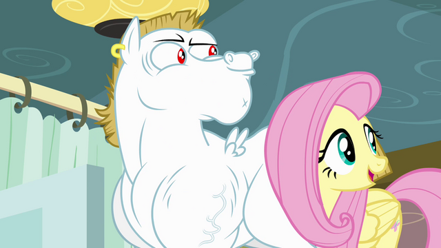 File:Fluttershy and Bulk found a replacement S4E10.png