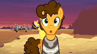 Cheese Sandwich's hat flies off S4E12