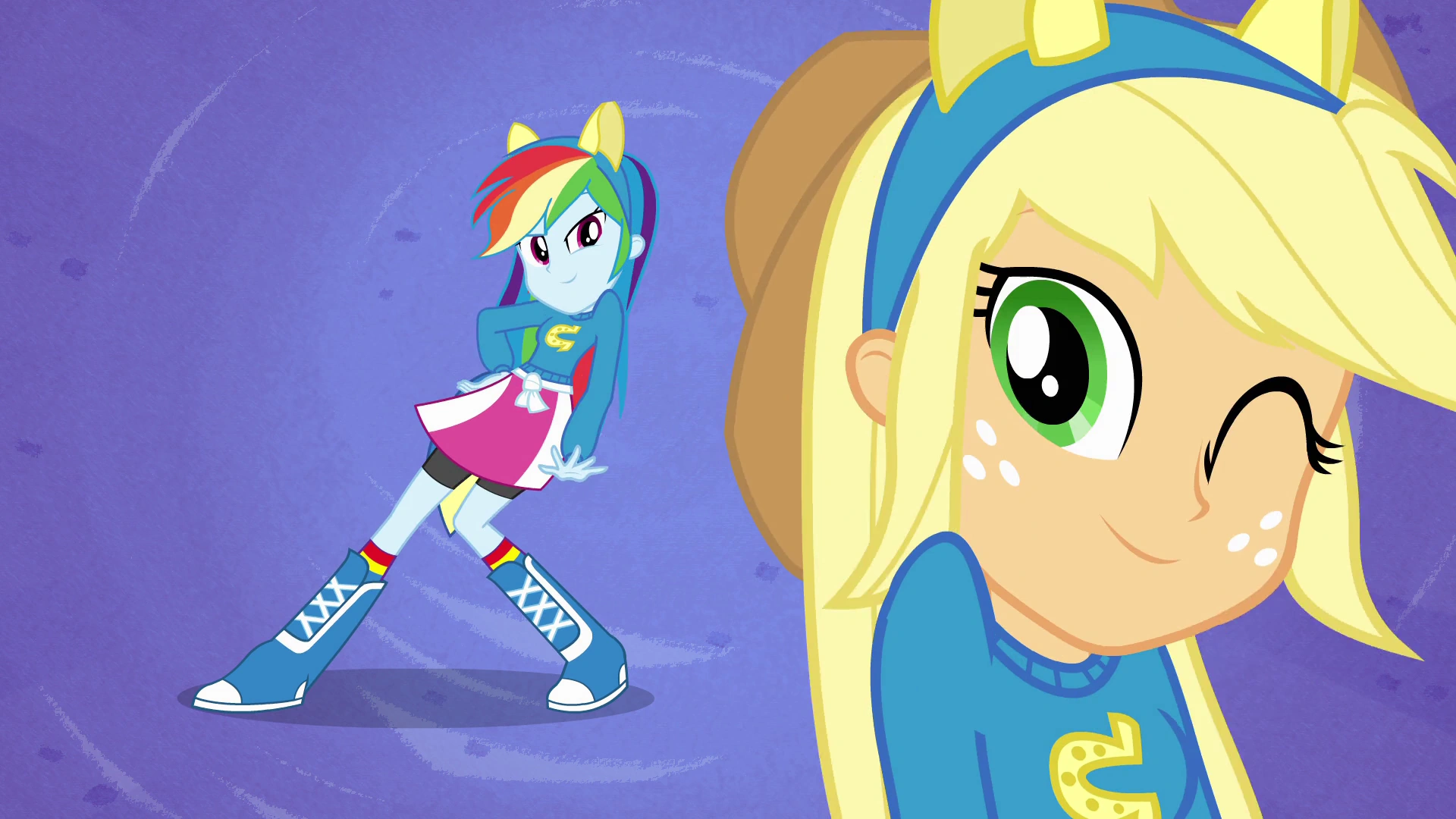 Image Rainbow Dash and Applejack splash screen EG.png My Little