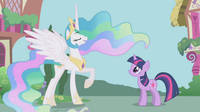 File:Princess Celestia in Ponyville S1E2.png