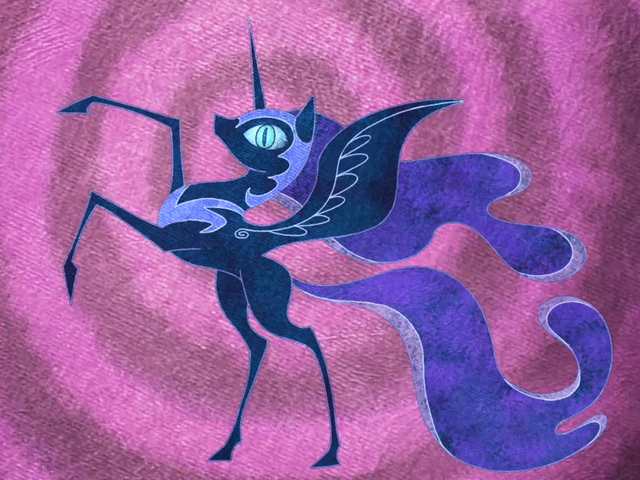 ファイル:Nightmare Moon depicted in legend S1E1.png