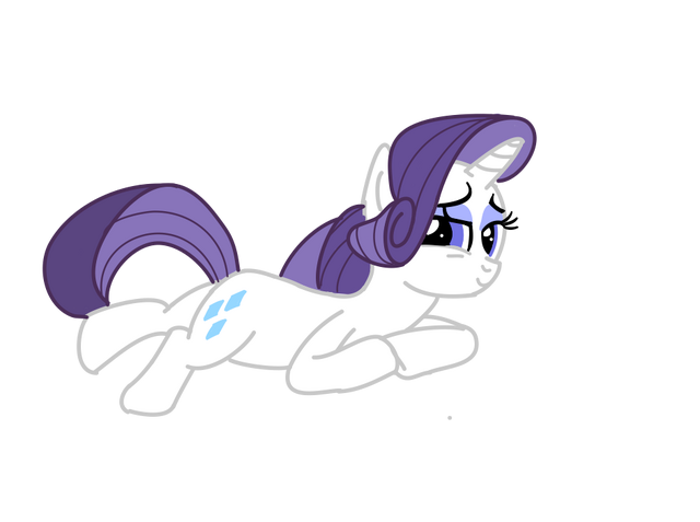 File:FANMADE Rarity lying down.png