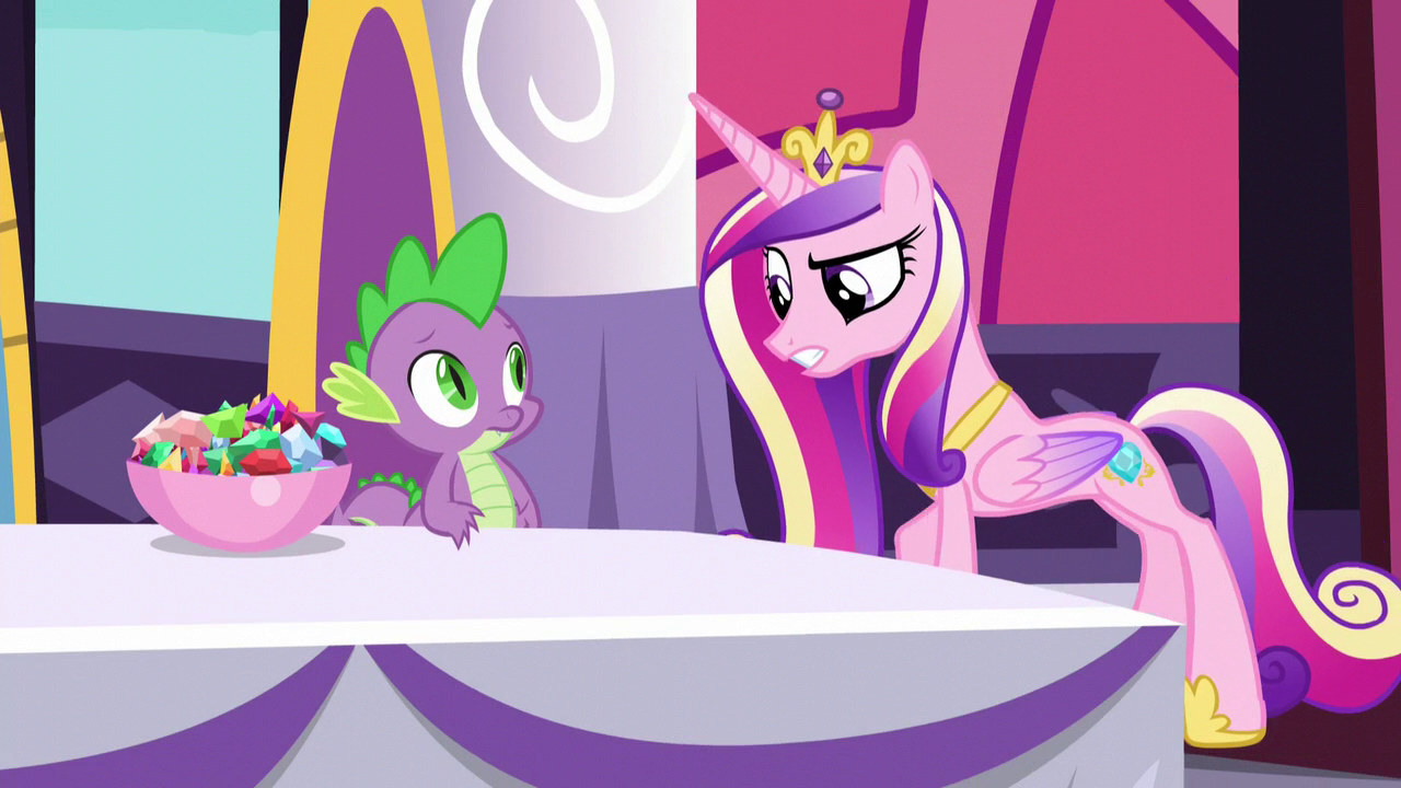 Image - Princess Cadance confronting Spike S5E10.png  My 