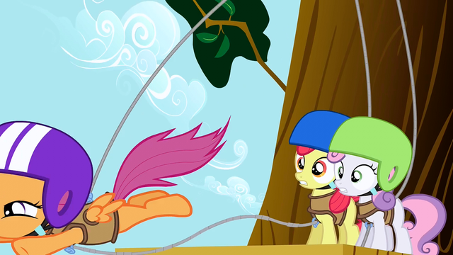 File:Scootaloo Jumps S1E23.png