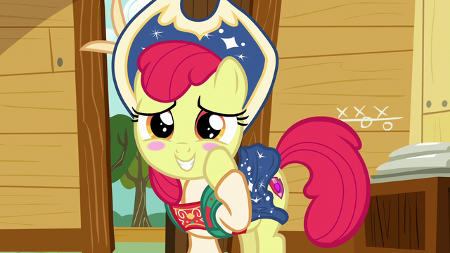 File:Apple Bloom blushes in embarrassment S6E4.png