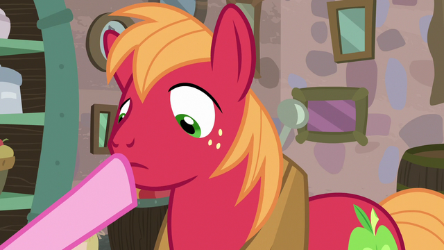 File:Sugar Belle puts a hoof on Big Mac's mouth S7E8.png