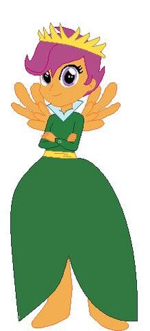 File:FANMADE Scootaloo Human Queen.jpg