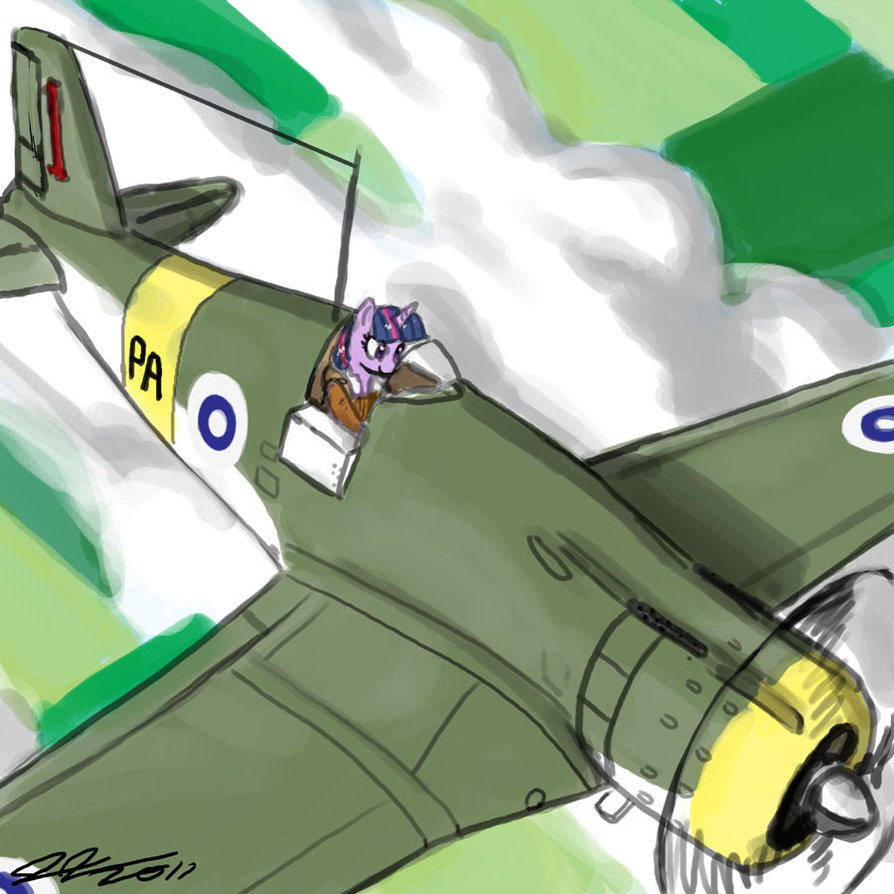 Image FANMADE Twilight flying a plane.png My Little Pony Friendship