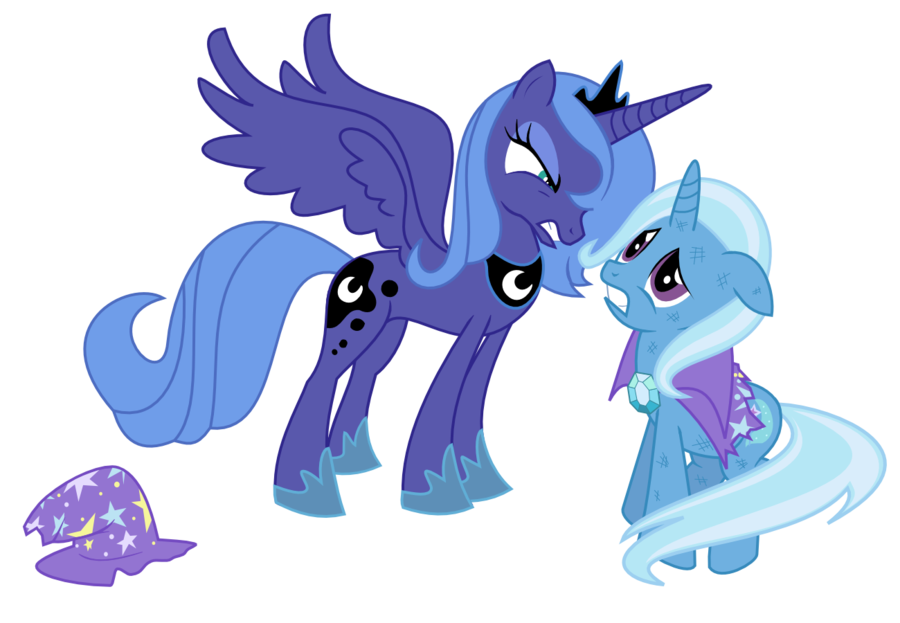 Image - Luna vs Trixie.png  My Little Pony Fan Labor Wiki 